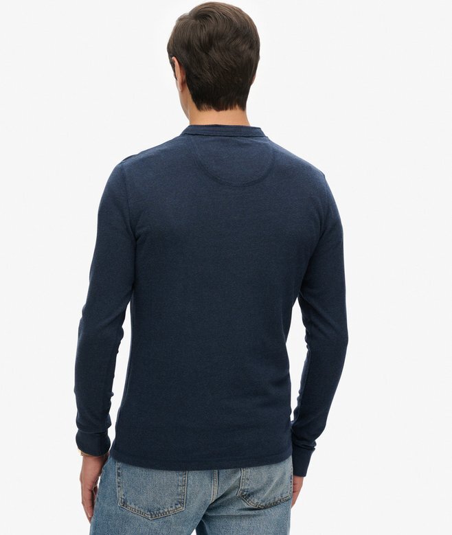 Vintage Athletic långärmad Henley-tröja Vintage Athletic långärmad Henley-tröja