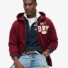Vintage Athletic Zip Hoodie
