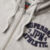 Vintage Athletic Zip Hoodie