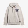 Vintage Athletic Zip Hoodie