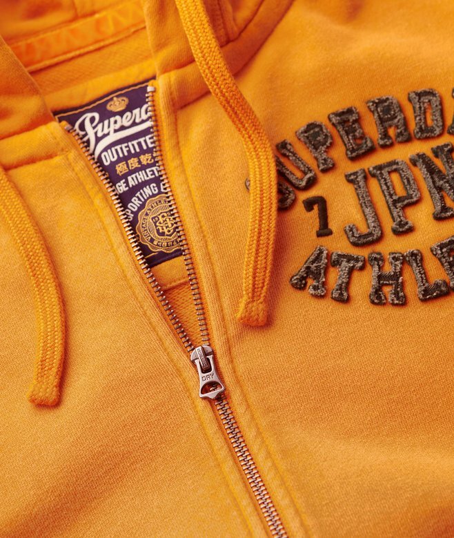 Vintage Athletic Zip Hoodie Vintage Athletic Zip Hoodie