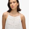 Vintage-cami-top med spetsok Vintage-cami-top med spetsok
