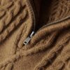 Vintage Jacob Cable Knit Half Zip Jumper