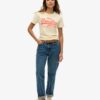 Vintage Logo Neon T-shirt med åtsittande passform Vintage Logo Neon T-shirt med åtsittande passform