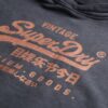 Vintage-logotyp Metallic Relaxed Hoodie