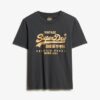 Vintage-logotyp Metallic Relaxed T-shirt