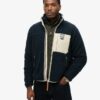 Vintage Retro Borg Fleece-jacka Vintage Retro Borg Fleece-jacka