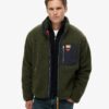 Vintage Retro Borg Fleece-jacka
