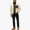 Vintage Retro Borg Fleece-jacka Vintage Retro Borg Fleece-jacka