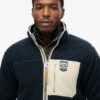 Vintage Retro Borg Fleece-jacka Vintage Retro Borg Fleece-jacka