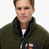 Vintage Retro Borg Fleece-jacka