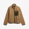 Vintage Retro Borg Fleece-jacka