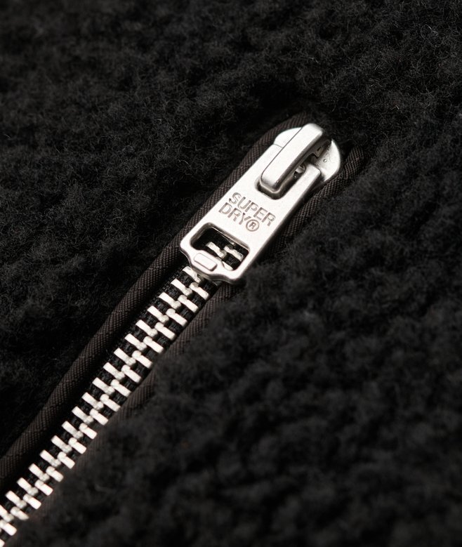 Vintage Retro Borg Fleece-jacka Vintage Retro Borg Fleece-jacka