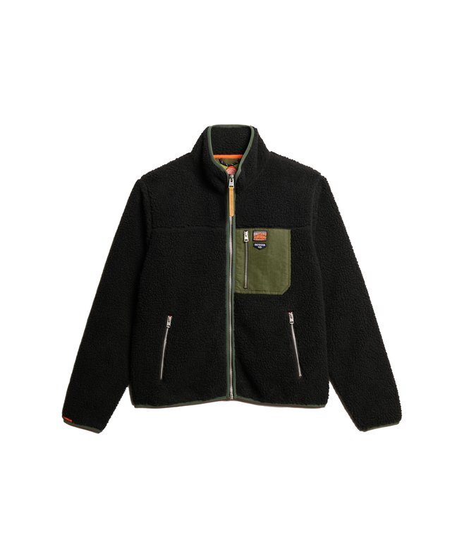 Vintage Retro Borg Fleece-jacka Vintage Retro Borg Fleece-jacka