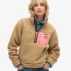 Vintage Retro Half Zip Fleece Jumper Vintage Retro Half Zip Fleece Jumper