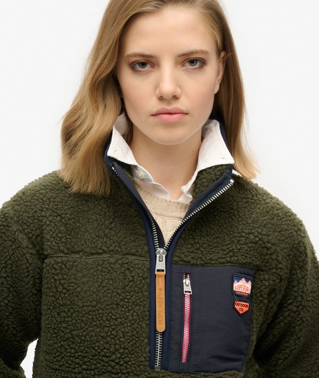 Vintage Retro Half Zip Fleece Jumper Vintage Retro Half Zip Fleece Jumper