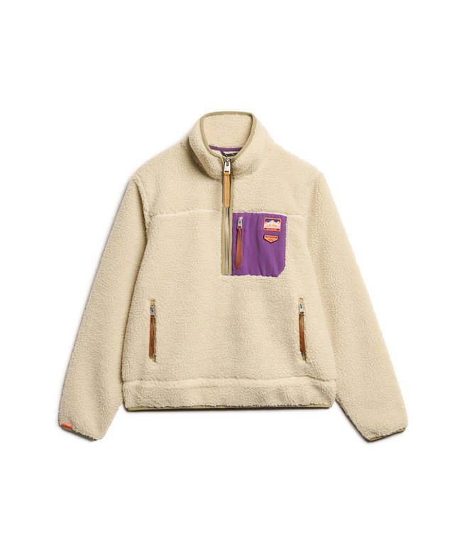 Vintage Retro Half Zip Fleece Jumper Vintage Retro Half Zip Fleece Jumper