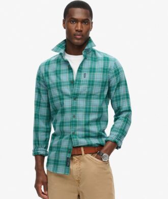 Vintage-rutig skjorta i Organic Cotton