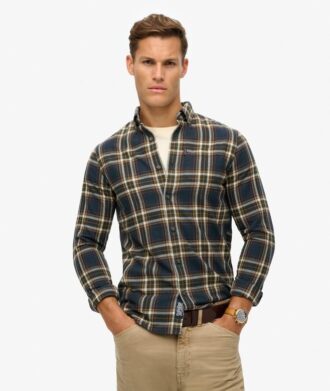 Vintage-rutig skjorta i Organic Cotton