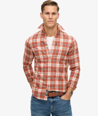 Vintage-rutig skjorta i Organic Cotton