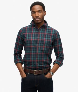 Vintage-rutig skjorta i Organic Cotton