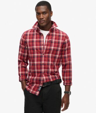 Vintage-rutig skjorta i Organic Cotton
