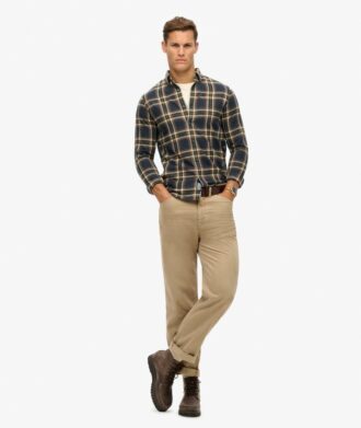 Vintage-rutig skjorta i Organic Cotton