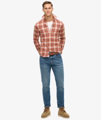 Vintage-rutig skjorta i Organic Cotton