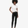 Vintage-skinnyjeans i Organic Cotton med medelhög midja