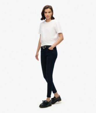 Vintage-skinnyjeans i Organic Cotton med medelhög midja Vintage-skinnyjeans i Organic Cotton med medelhög midja