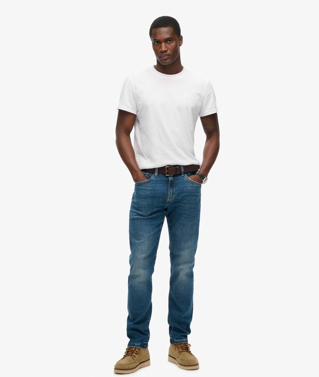 Vintage Slim Straight-Jeans i Organic Cotton Vintage Slim Straight-Jeans i Organic Cotton