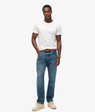 Vintage Slim Straight-Jeans i Organic Cotton Vintage Slim Straight-Jeans i Organic Cotton