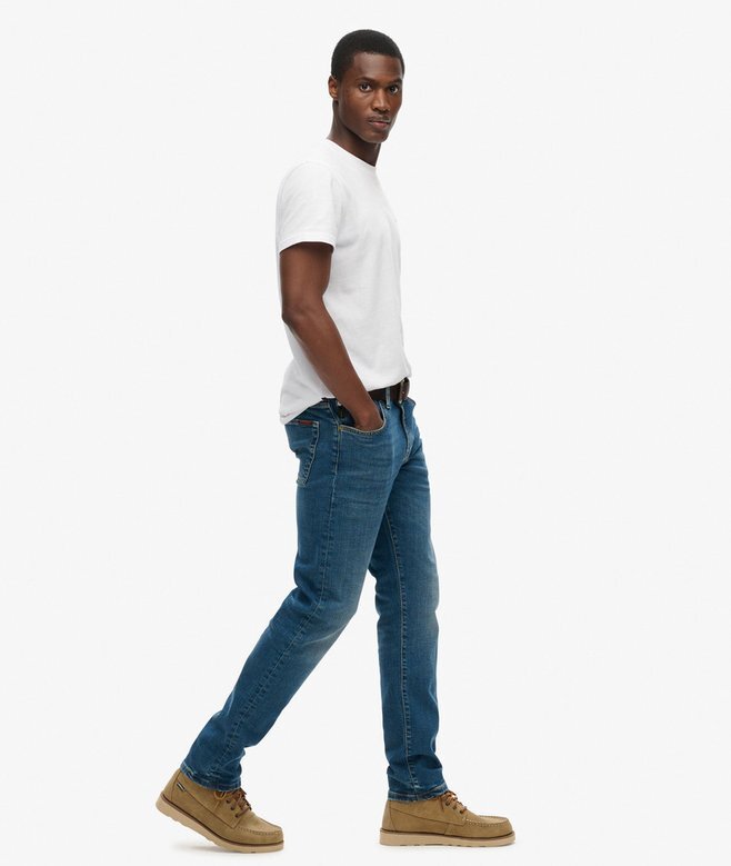 Vintage Slim Straight-Jeans i Organic Cotton Vintage Slim Straight-Jeans i Organic Cotton
