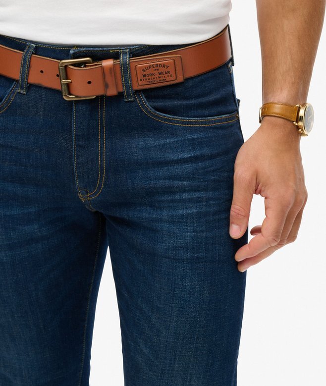 Vintage Slim Straight-Jeans i Organic Cotton Vintage Slim Straight-Jeans i Organic Cotton