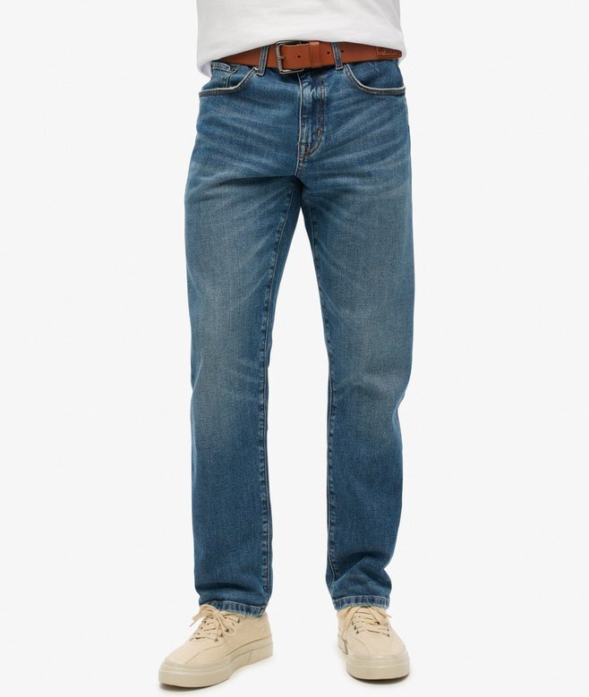 Vintage Slim Straight-Jeans i Organic Cotton Vintage Slim Straight-Jeans i Organic Cotton