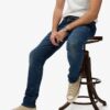Vintage Slim Straight-Jeans i Organic Cotton Vintage Slim Straight-Jeans i Organic Cotton