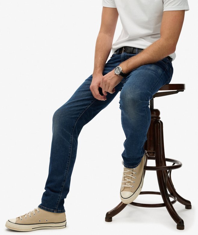 Vintage Slim Straight-Jeans i Organic Cotton Vintage Slim Straight-Jeans i Organic Cotton