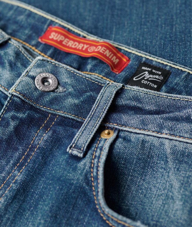 Vintage Slim Straight-Jeans i Organic Cotton Vintage Slim Straight-Jeans i Organic Cotton