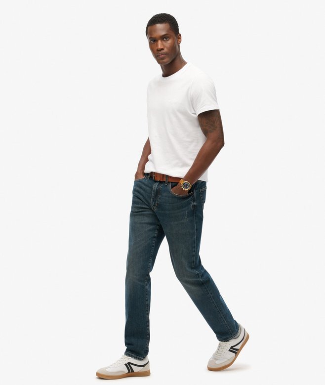 Vintage Slim Straight-Jeans i Organic Cotton Vintage Slim Straight-Jeans i Organic Cotton