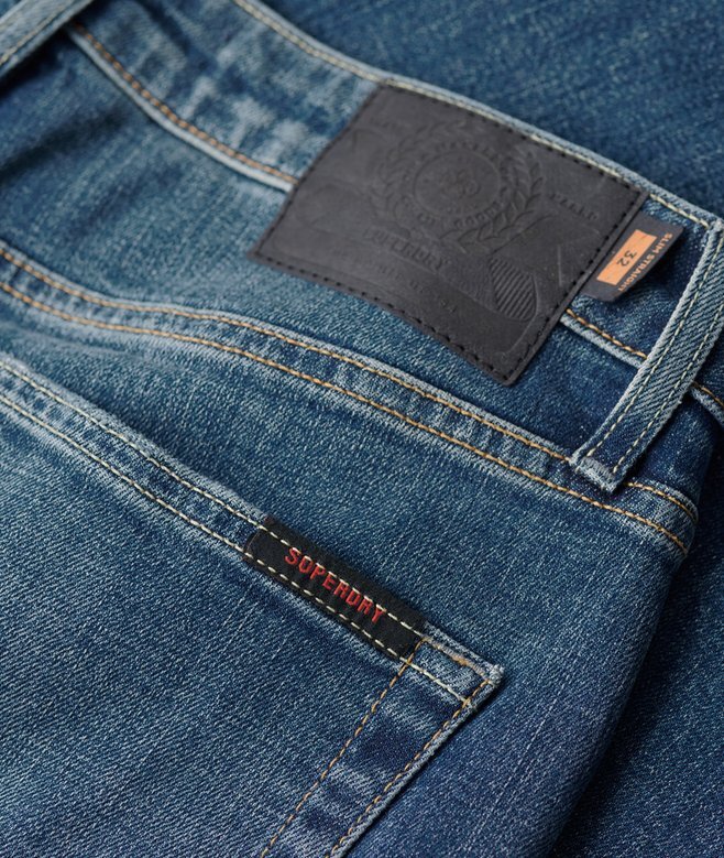 Vintage Slim Straight-Jeans i Organic Cotton Vintage Slim Straight-Jeans i Organic Cotton