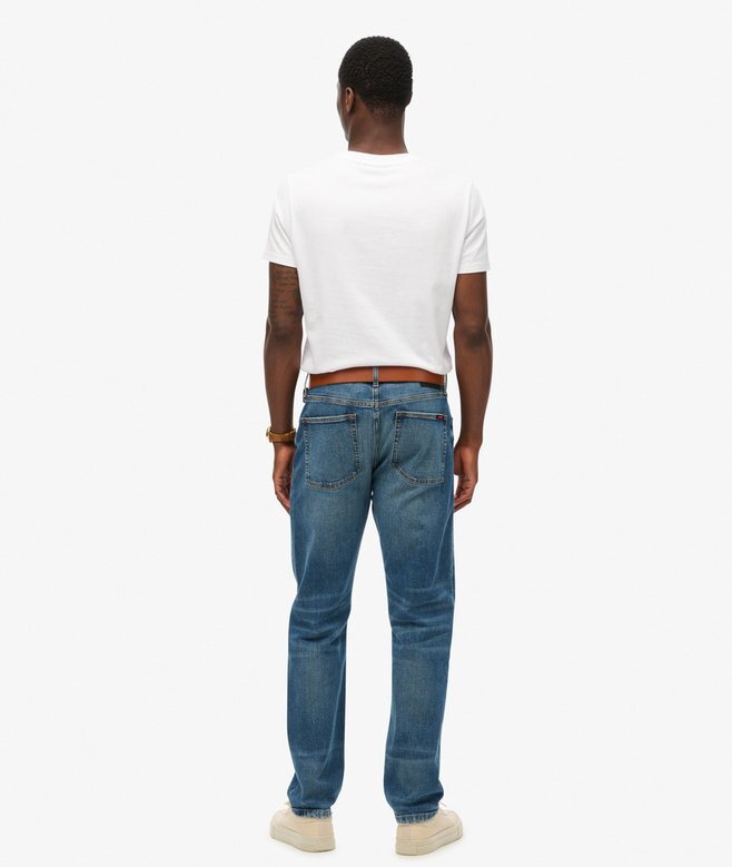 Vintage Slim Straight-Jeans i Organic Cotton Vintage Slim Straight-Jeans i Organic Cotton