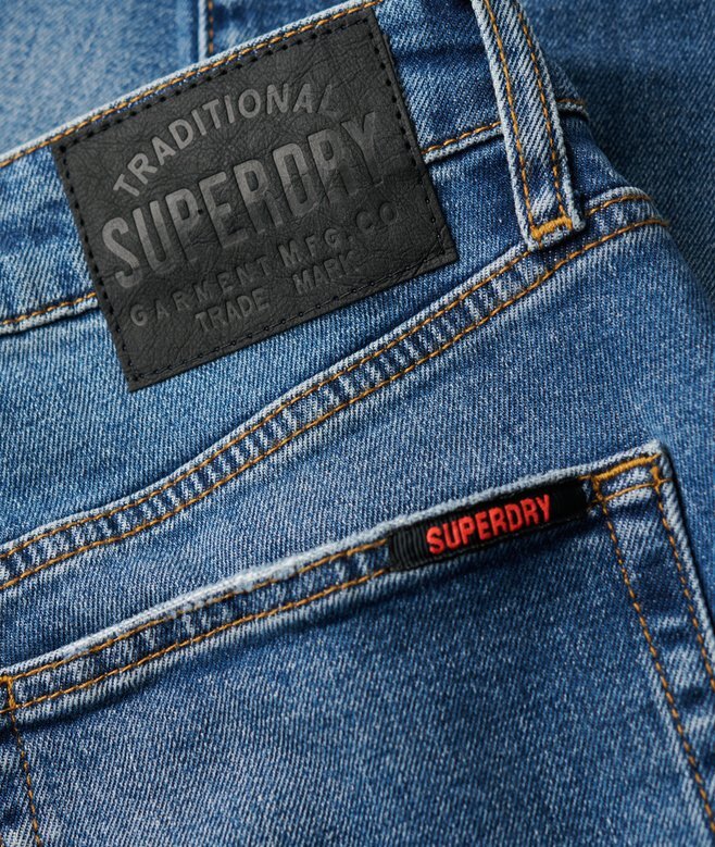 Vintage Slim Straight-Jeans i Organic Cotton Vintage Slim Straight-Jeans i Organic Cotton