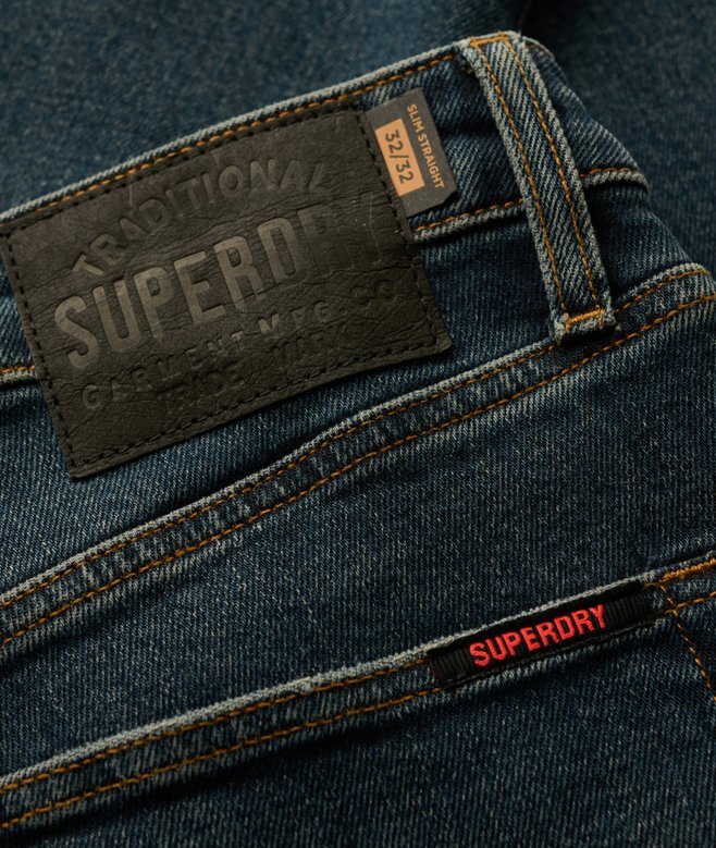 Vintage Slim Straight-Jeans i Organic Cotton Vintage Slim Straight-Jeans i Organic Cotton