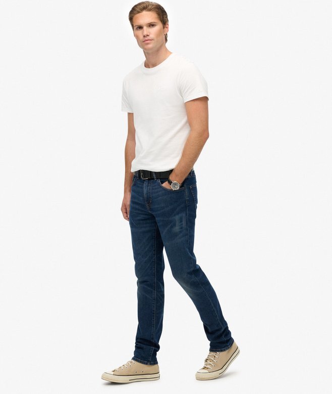 Vintage Slim Straight-Jeans i Organic Cotton Vintage Slim Straight-Jeans i Organic Cotton