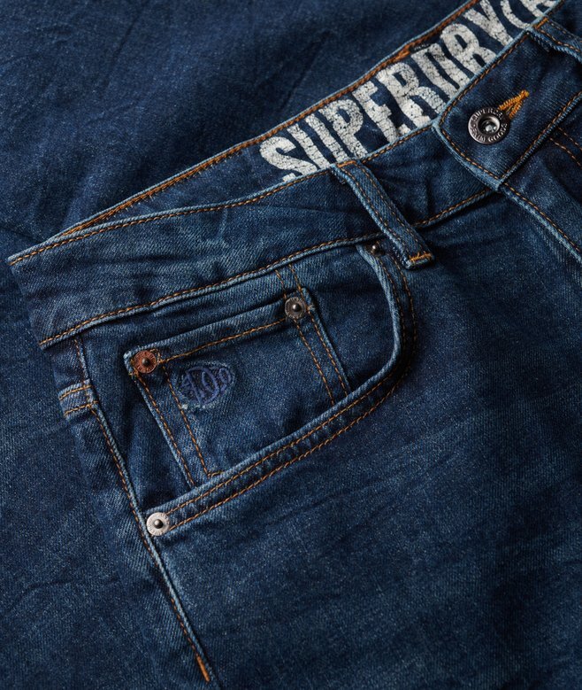 Vintage Slim Straight-Jeans i Organic Cotton Vintage Slim Straight-Jeans i Organic Cotton