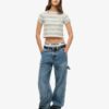 Vintage Stripe Crop T-shirt Vintage Stripe Crop T-shirt