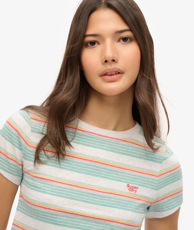 Vintage Stripe Crop T-shirt Vintage Stripe Crop T-shirt