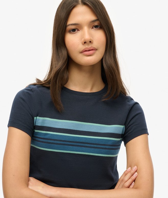 Vintage Stripe Crop T-shirt Vintage Stripe Crop T-shirt