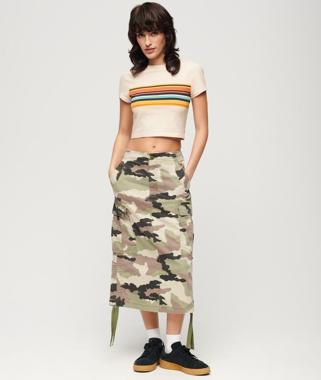 Vintage Stripe Crop T-shirt Vintage Stripe Crop T-shirt