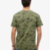 Vintage-T-shirt med överfärgat tryck